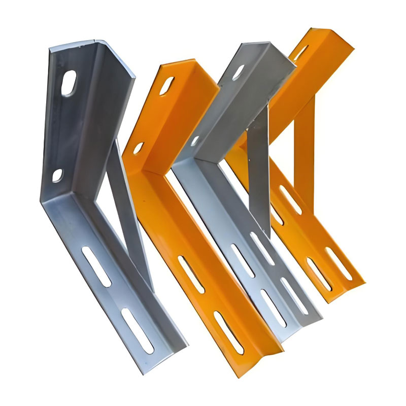 L-shaped bracket for natural gas pipes