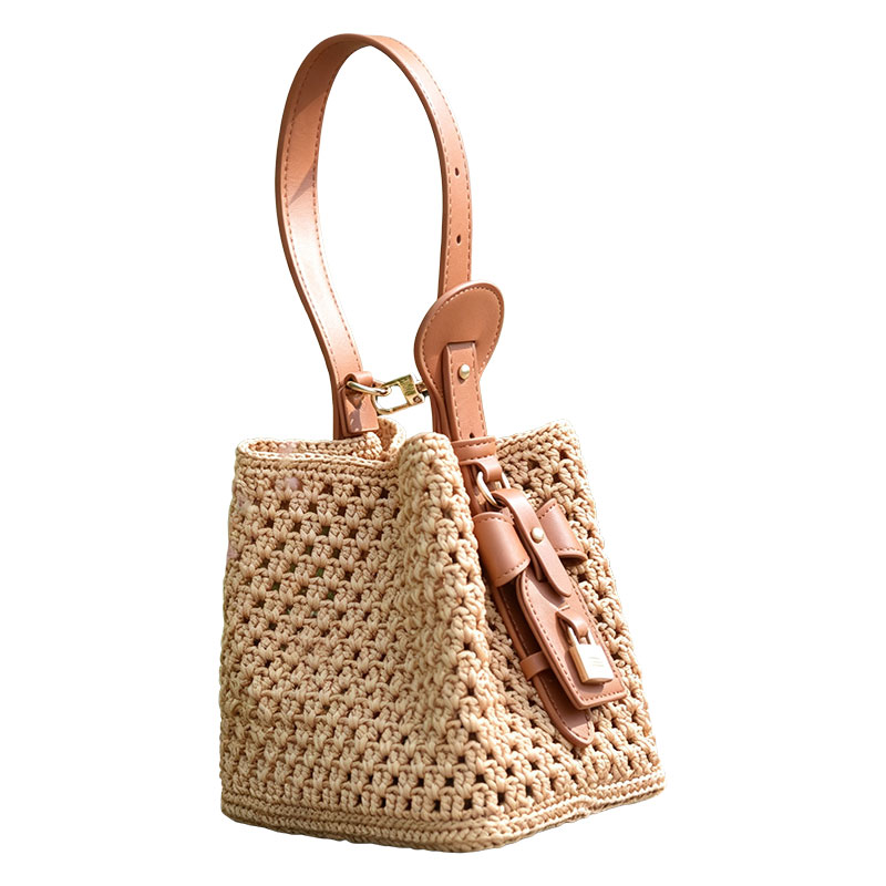Handwoven Openwork Crochet Tote Bag
